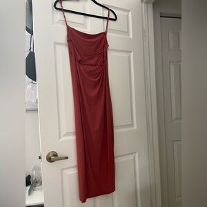Vibe Backless Rust Dress